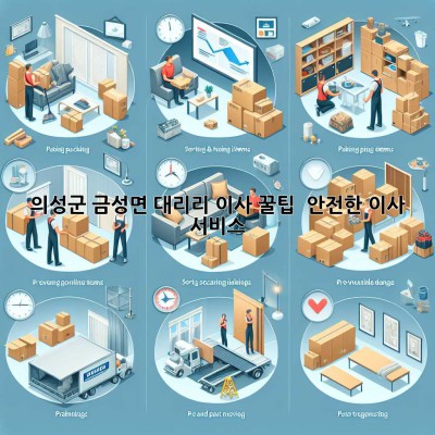 의성군 금성면 대리리 이사 꿀팁🍯 & 안전한 이사 서비스🚚