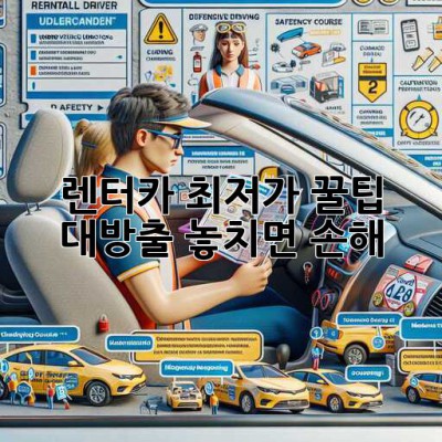 🚗 렌터카 최저가 꿀팁 대방출! 놓치면 손해 💯