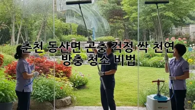 🏡 춘천 동산면 곤충 걱정 싹! 천연 방충 청소 비법 🌿