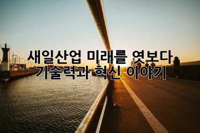 새일산업, 미래를 엿보다: 기술력과 혁신 이야기