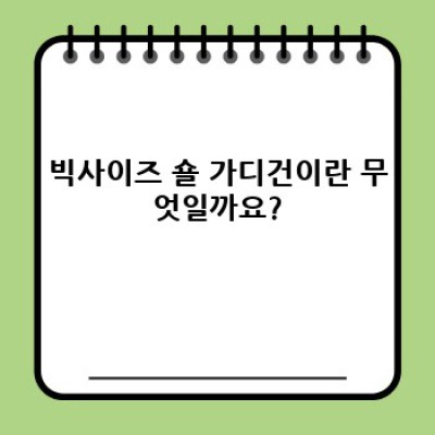 빅사이즈 숄 가디건: 편안함과 스타일을 모두 갖춘 완벽한 선택