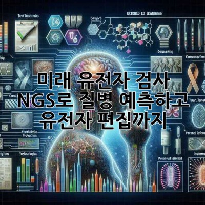 미래 유전자 검사, NGS로 질병 예측하고 유전자 편집까지?! 🧬