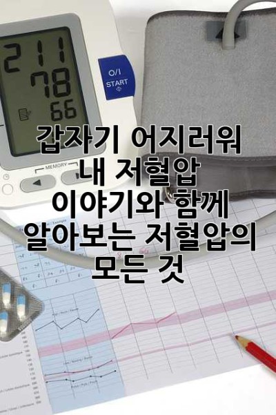 갑자기 어지러워? 내 저혈압 이야기와 함께 알아보는 저혈압의 모든 것