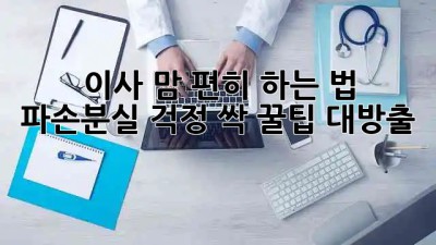 📦 이사, 맘 편히 하는 법? 파손/분실 걱정 싹! 꿀팁 대방출 🍯