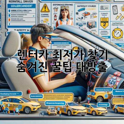 🚗 렌터카 최저가 찾기? 숨겨진 꿀팁 대방출! 🍯
